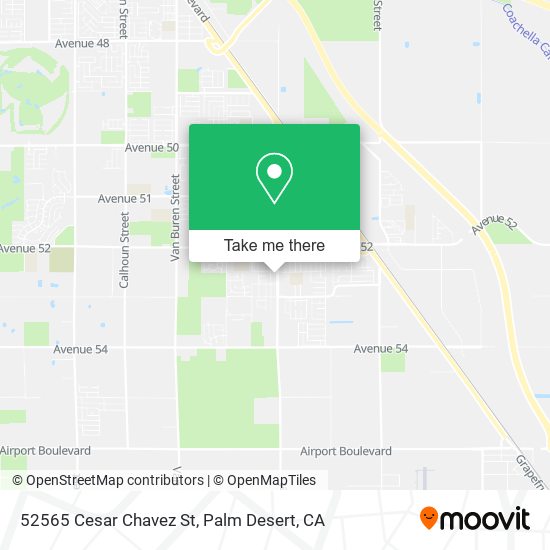 52565 Cesar Chavez St map