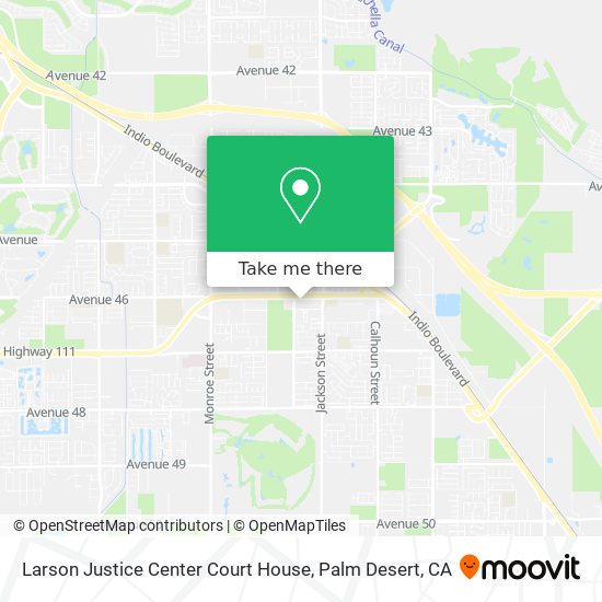 Mapa de Larson Justice Center Court House