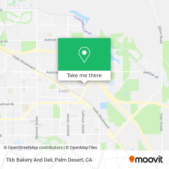 Tkb Bakery And Deli map