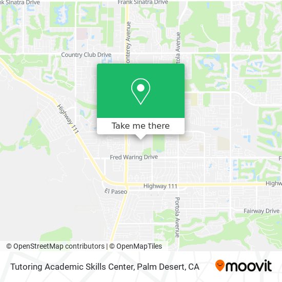 Mapa de Tutoring Academic Skills Center