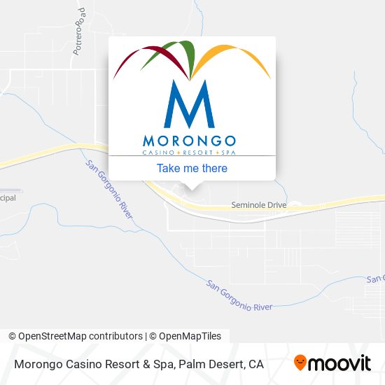 Mapa de Morongo Casino Resort & Spa