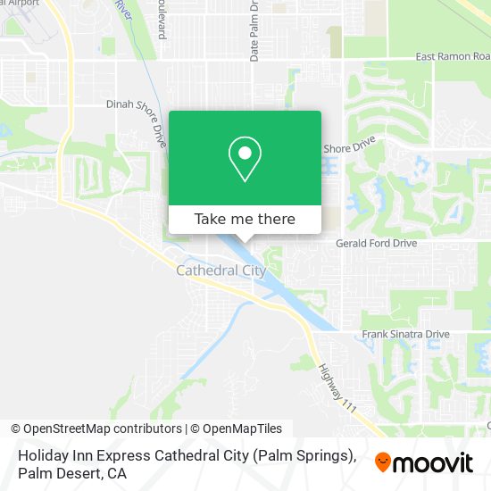 Holiday Inn Express Cathedral City (Palm Springs) map