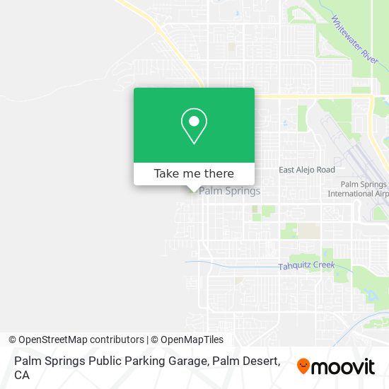 Palm Springs Public Parking Garage map