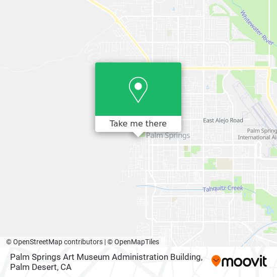Palm Springs Art Museum Administration Building map