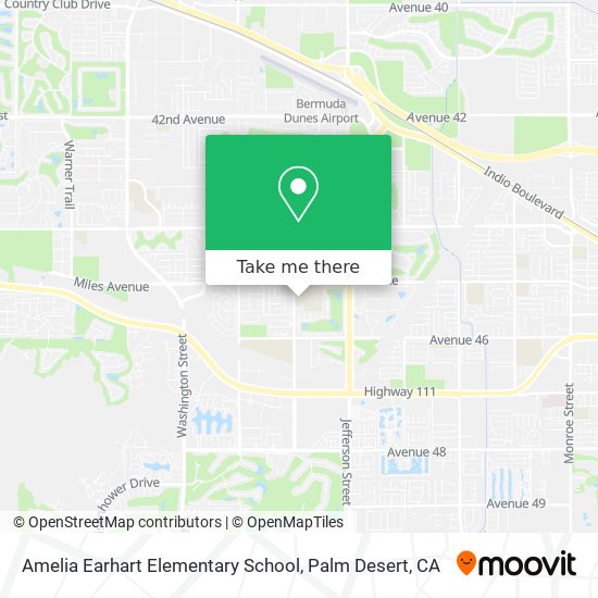 Amelia Earhart Elementary School map