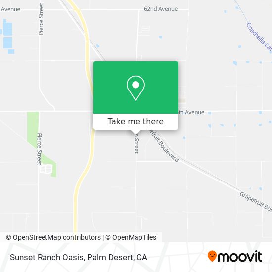 Sunset Ranch Oasis map
