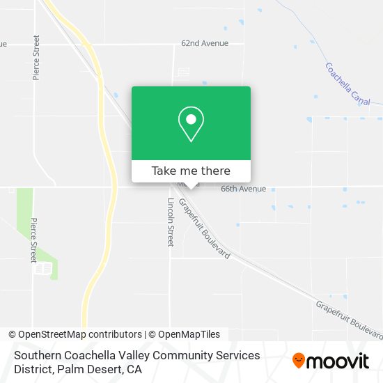 Southern Coachella Valley Community Services District map