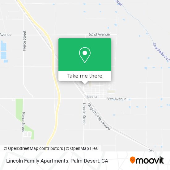 Mapa de Lincoln Family Apartments
