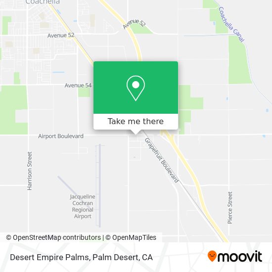 Mapa de Desert Empire Palms