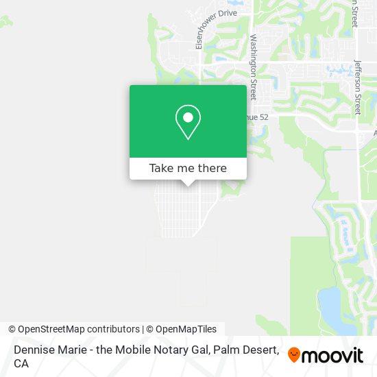Dennise Marie - the Mobile Notary Gal map