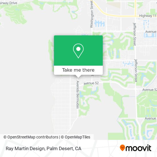 Ray Martin Design map
