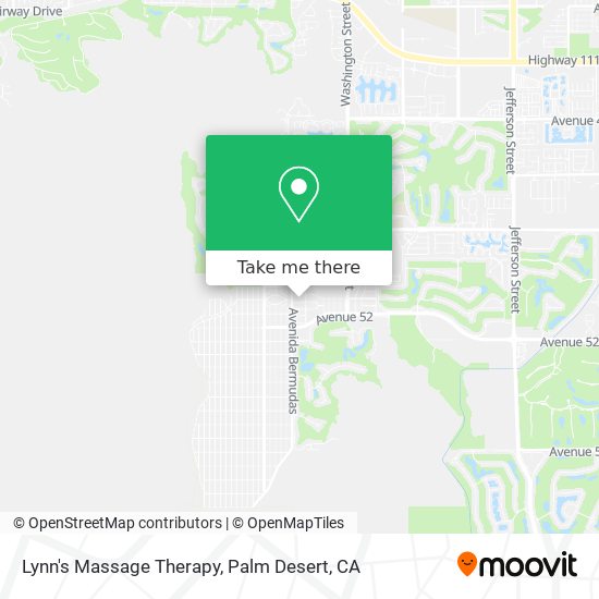 Lynn's Massage Therapy map