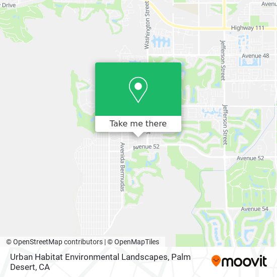 Urban Habitat Environmental Landscapes map