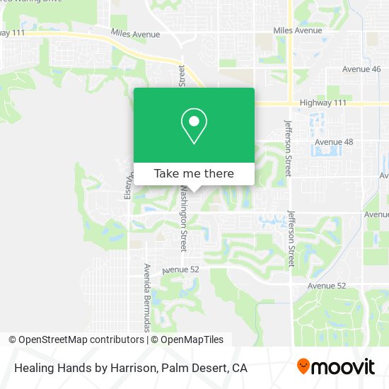 Mapa de Healing Hands by Harrison