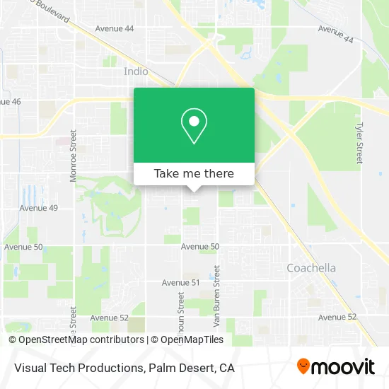 Visual Tech Productions map