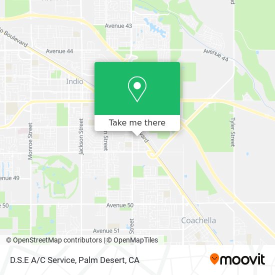 D.S.E A/C Service map