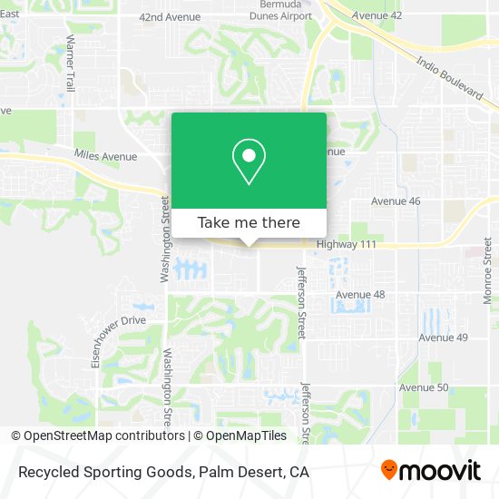Recycled Sporting Goods map