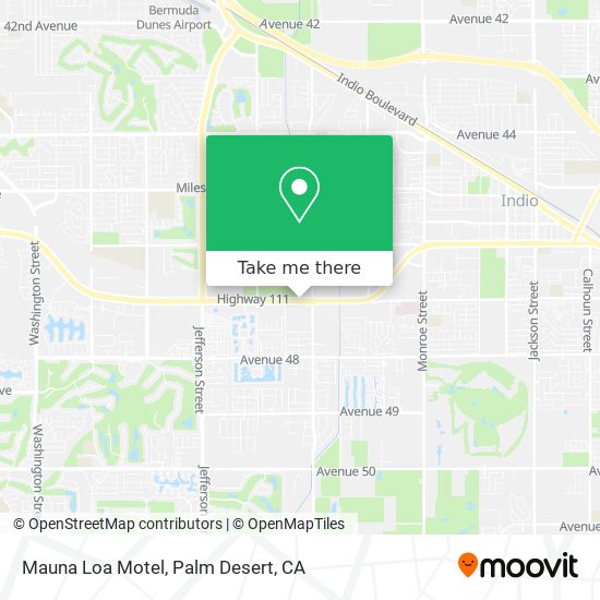 Mauna Loa Motel map