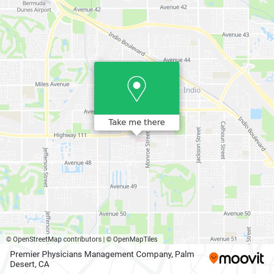 Mapa de Premier Physicians Management Company