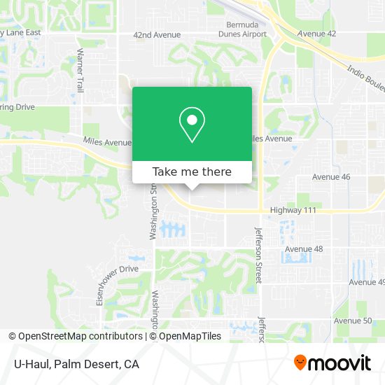Mapa de U-Haul