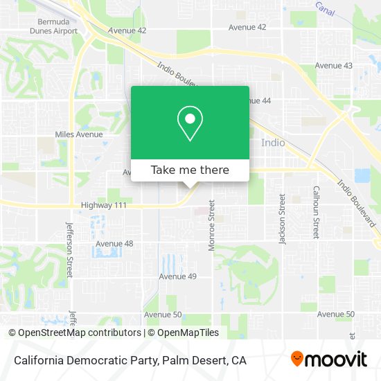 Mapa de California Democratic Party