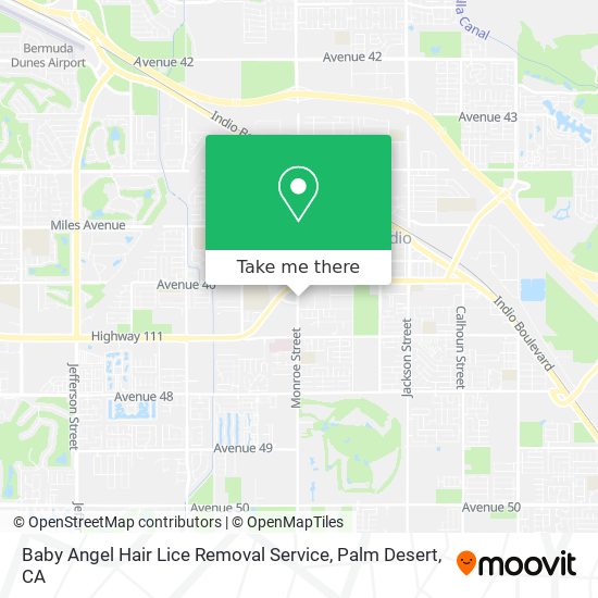 Mapa de Baby Angel Hair Lice Removal Service