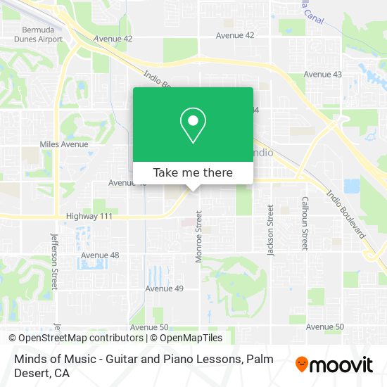 Minds of Music - Guitar and Piano Lessons map