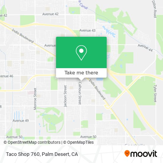 Mapa de Taco Shop 760