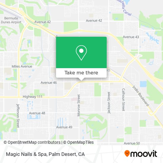 Magic Nails & Spa map