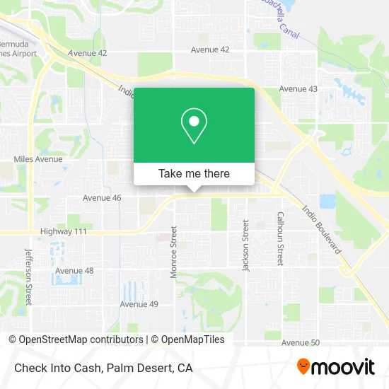 Check Into Cash map