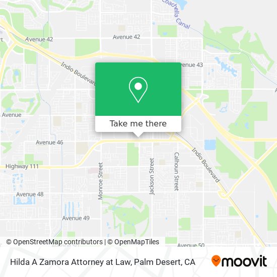 Hilda A Zamora Attorney at Law map