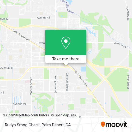Rudys Smog Check map