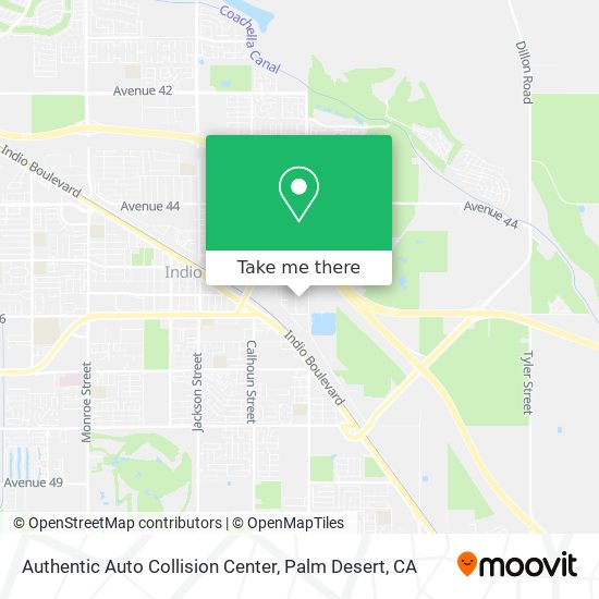 Authentic Auto Collision Center map