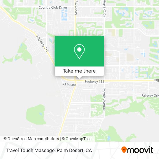 Travel Touch Massage map