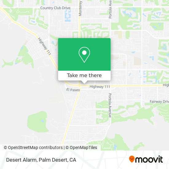 Desert Alarm map