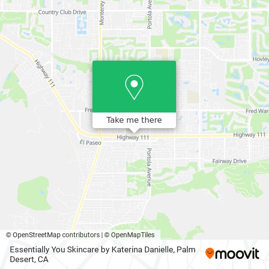 Essentially You Skincare by Katerina Danielle map