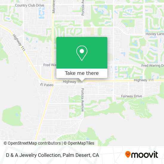 D & A Jewelry Collection map