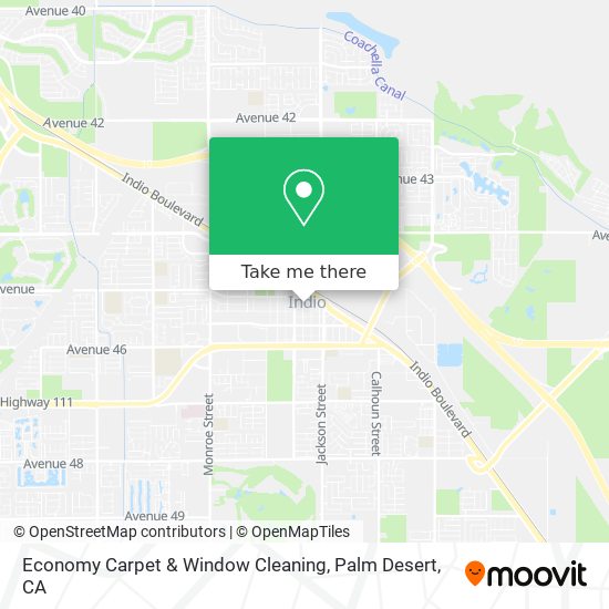 Economy Carpet & Window Cleaning map