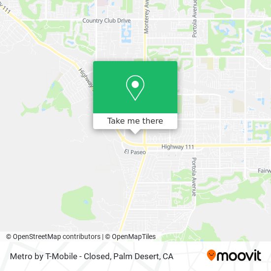 Metro by T-Mobile - Closed map