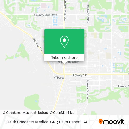 Health Concepts Medical GRP map