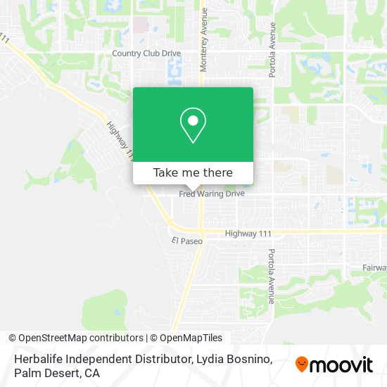 Herbalife Independent Distributor, Lydia Bosnino map