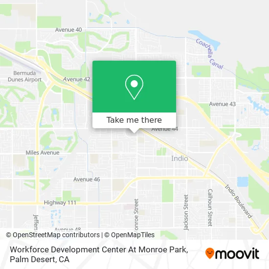Workforce Development Center At Monroe Park map
