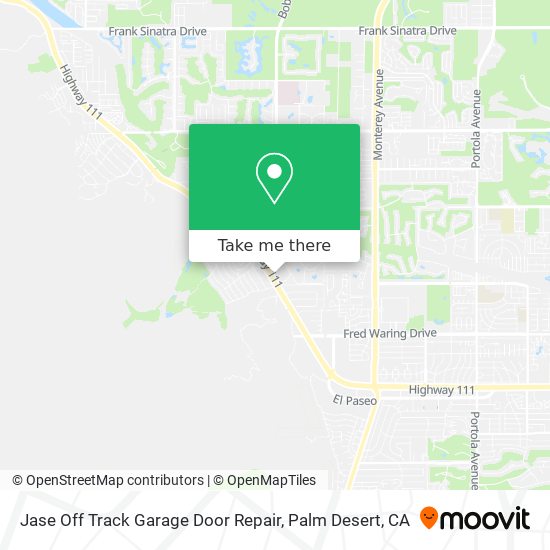 Mapa de Jase Off Track Garage Door Repair