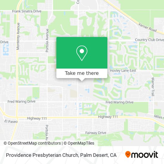 Providence Presbyterian Church map