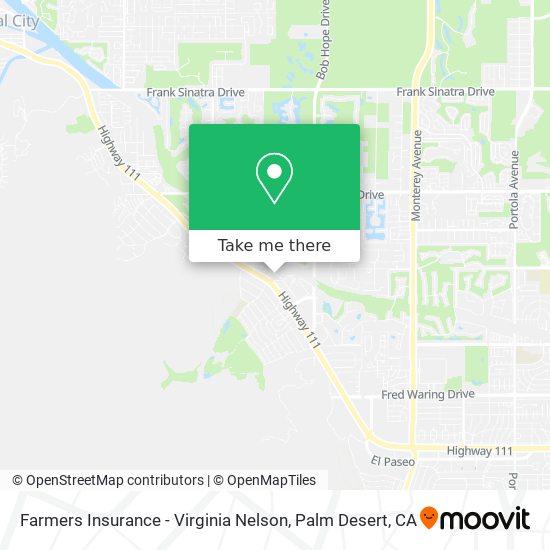 Farmers Insurance - Virginia Nelson map