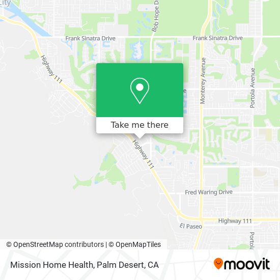 Mission Home Health map