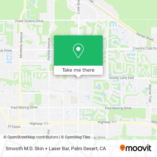 Smooth M.D. Skin + Laser Bar map
