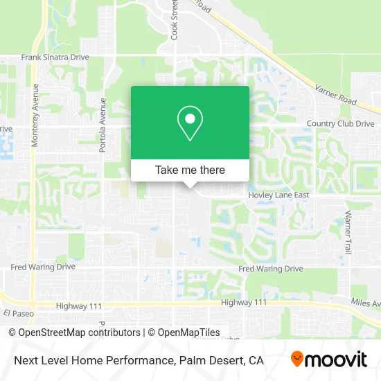 Next Level Home Performance map