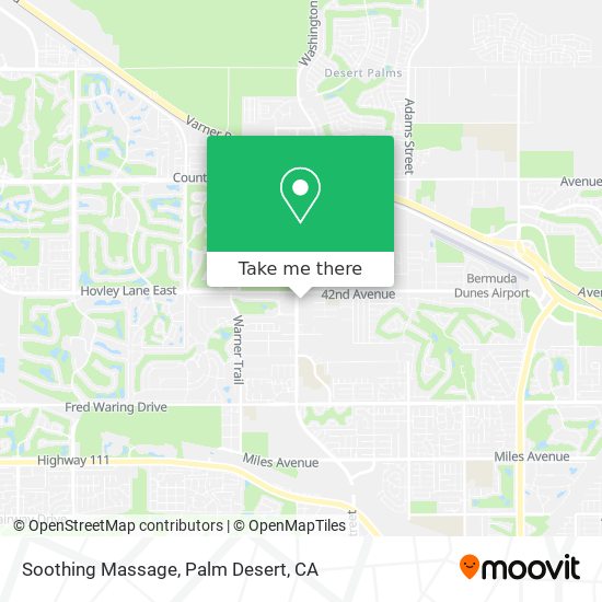Soothing Massage map