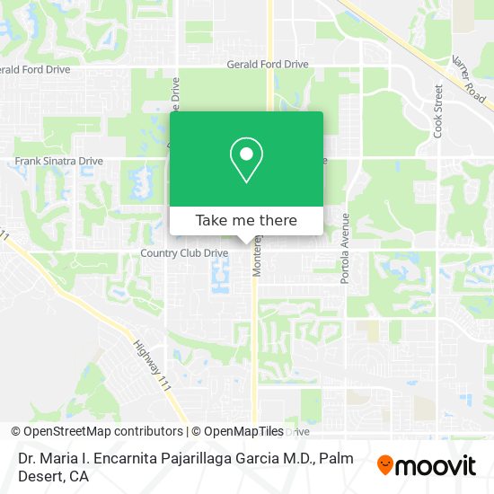 Dr. Maria I. Encarnita Pajarillaga Garcia M.D. map